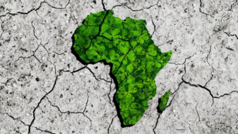 Green Africa map